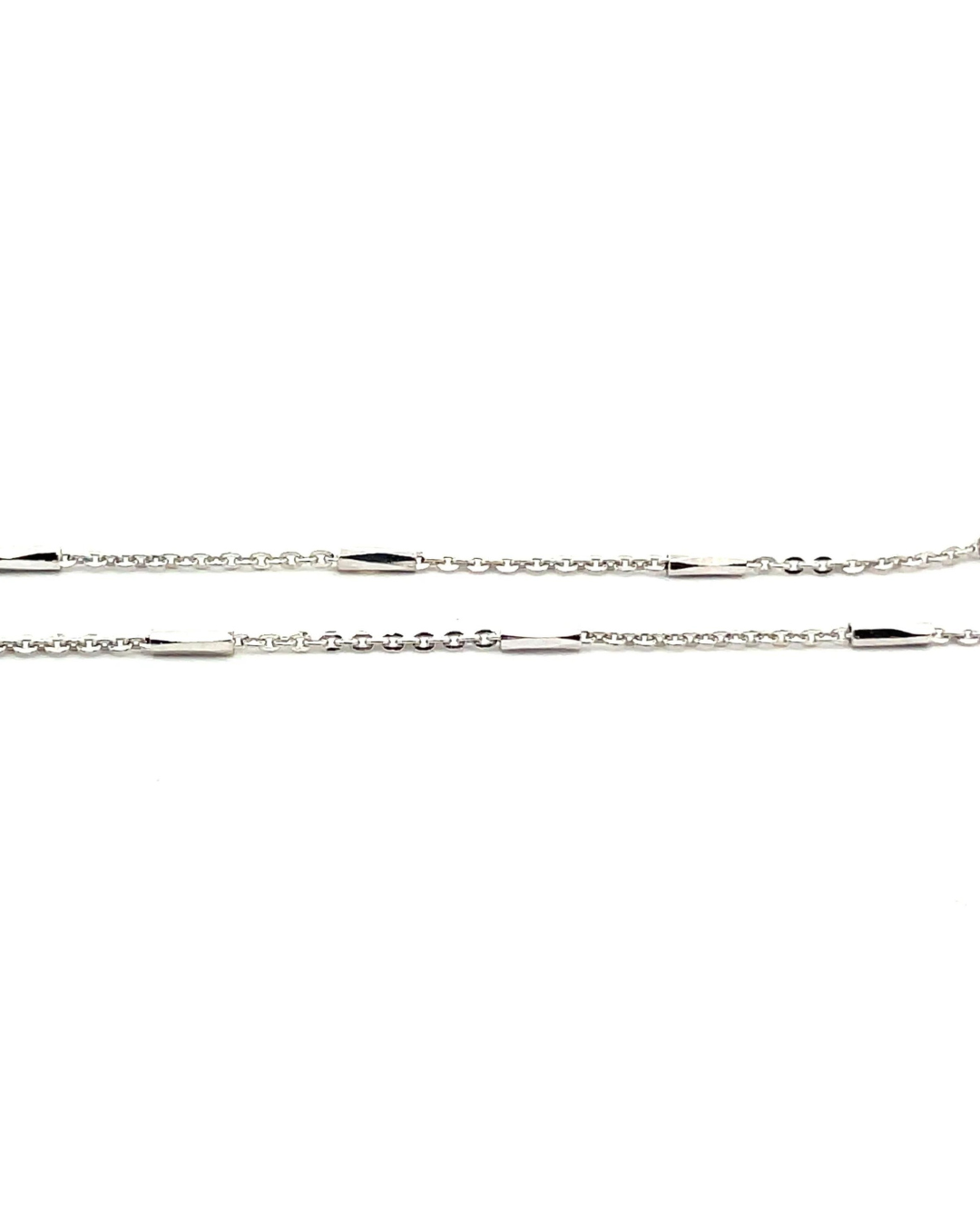 14k White Gold Chain