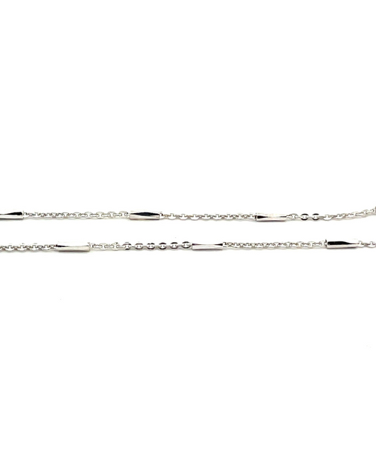 14k White Gold Chain