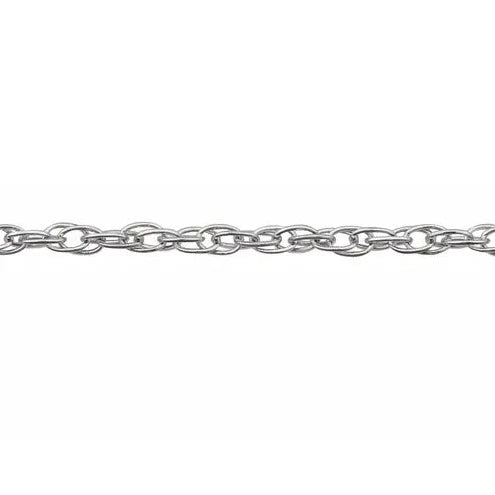 14k White Gold Chain