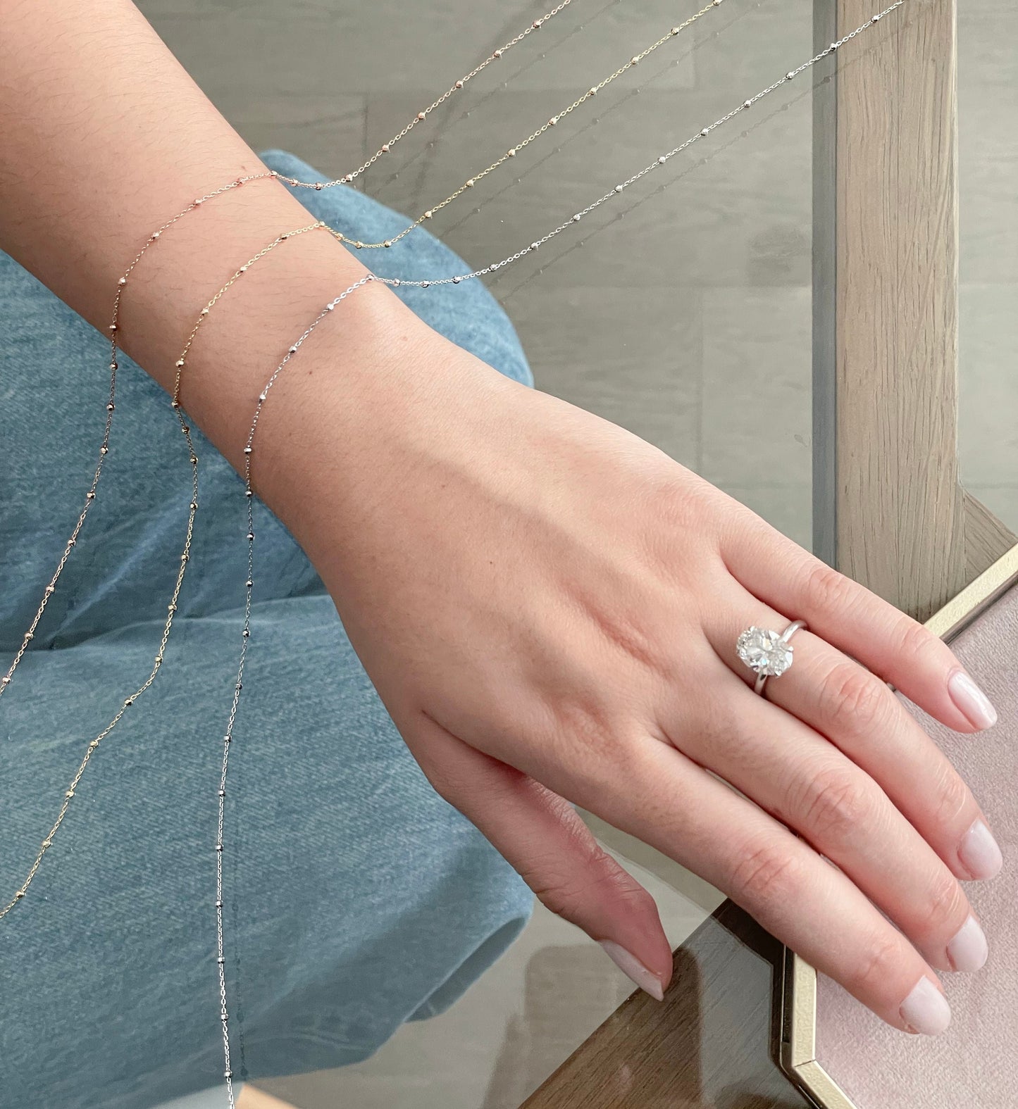 14k Rose Gold Chain
