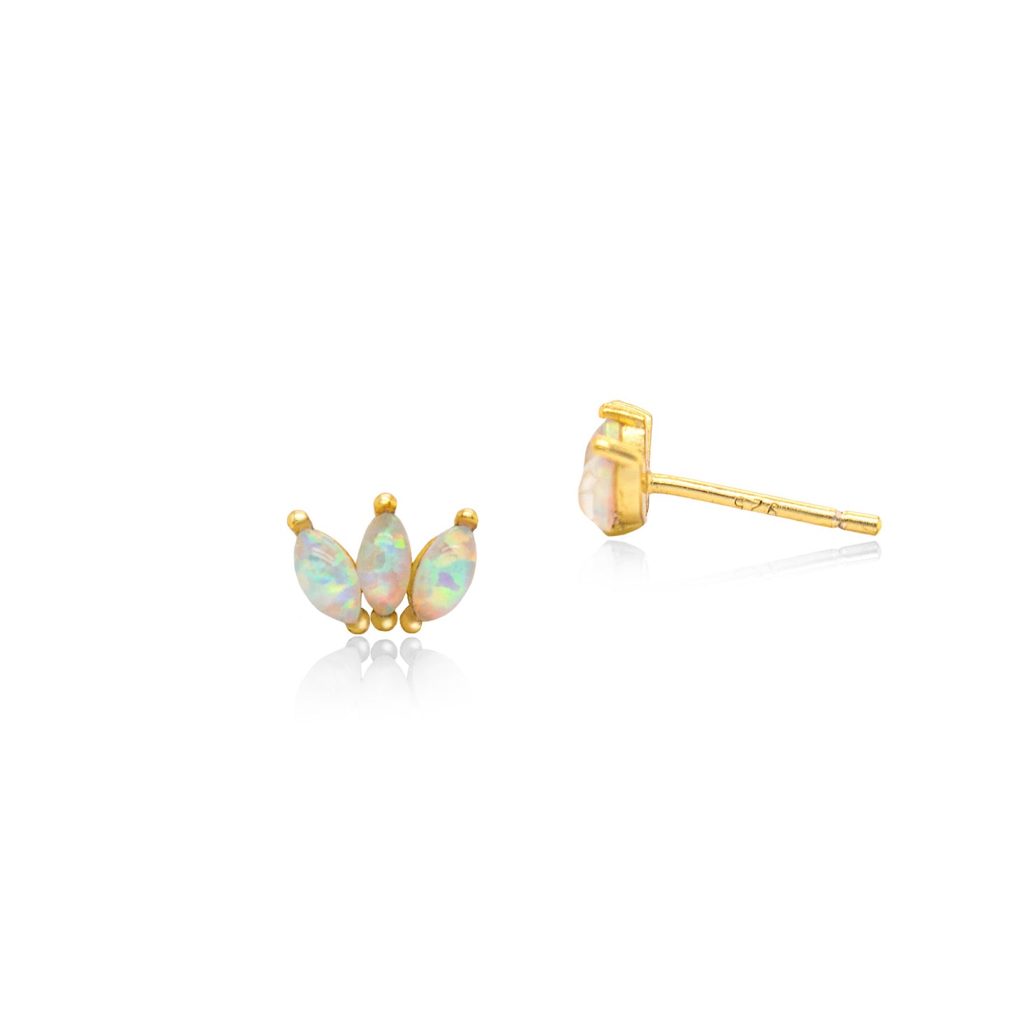 Opal Trio Studs