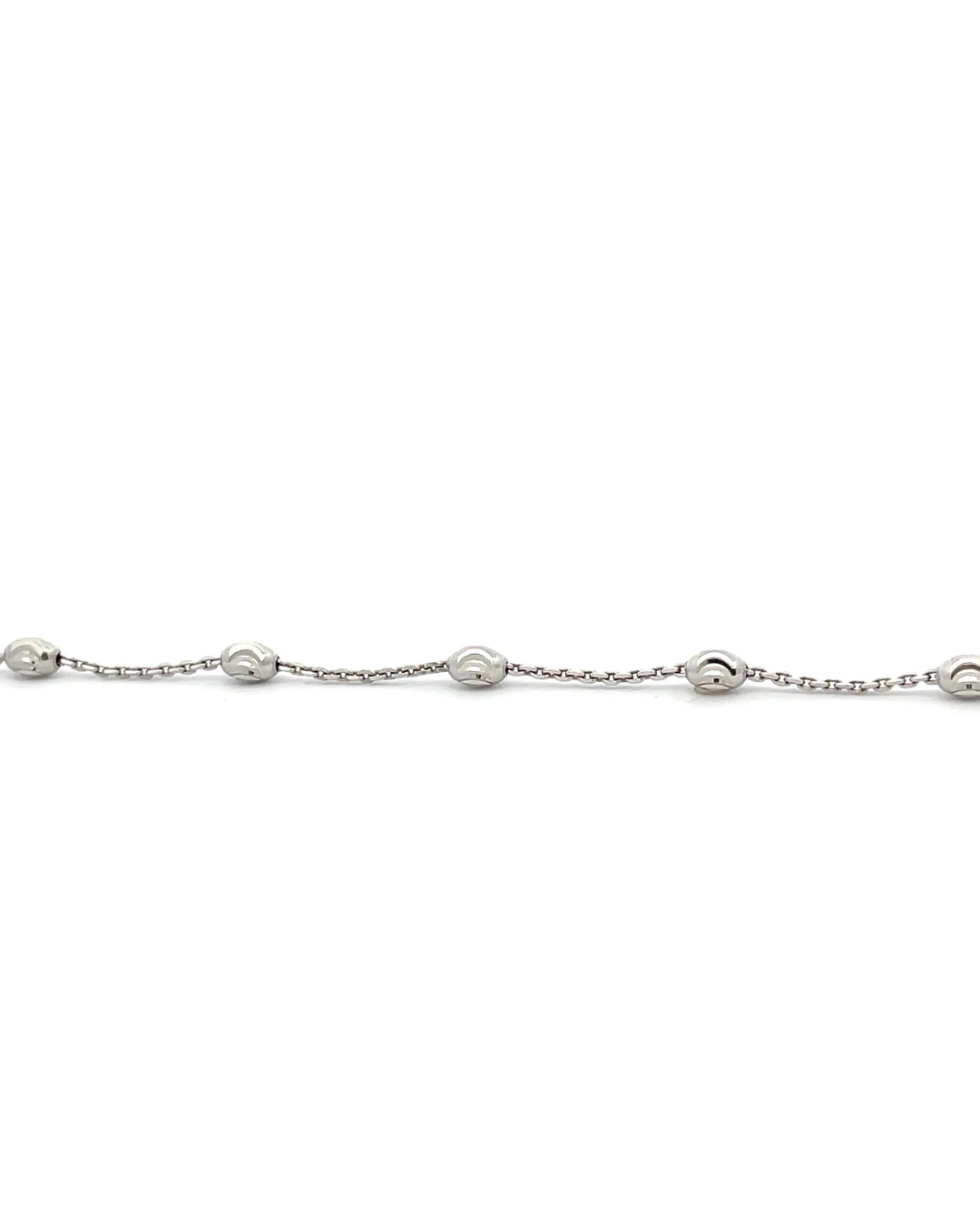 14k White Gold Chain