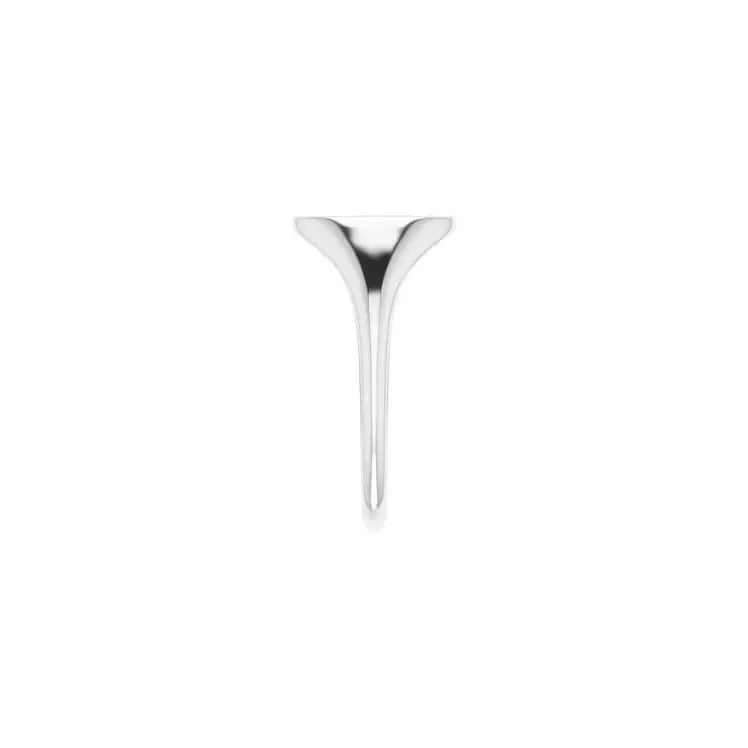 Signet Ring Oval Sunburst