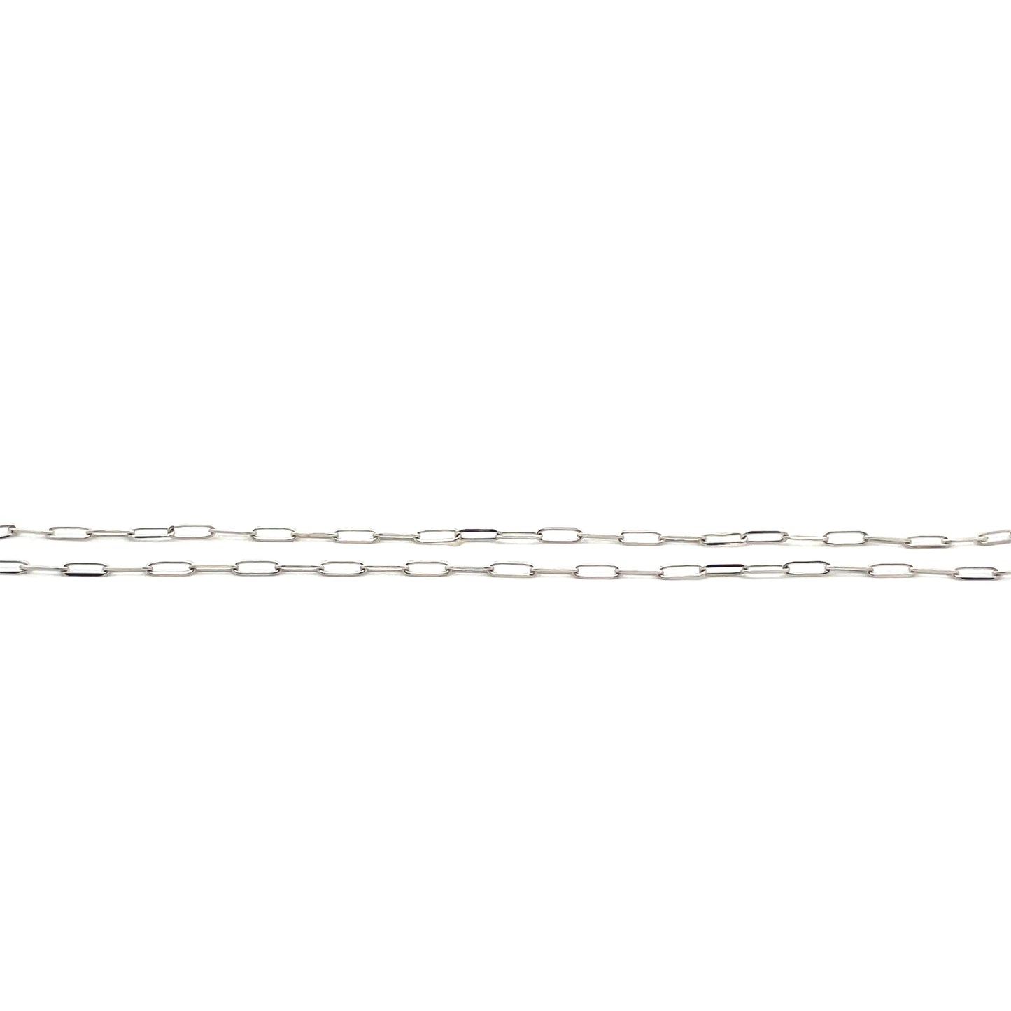 14k White Gold Chain