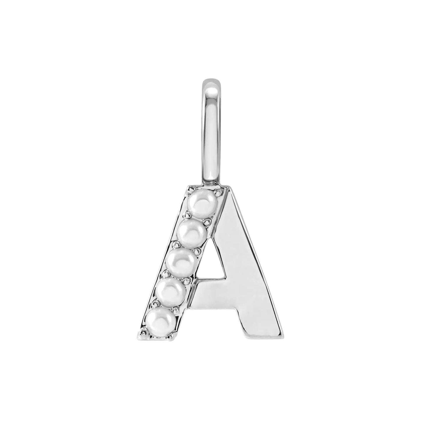 Pearl Initial Necklace