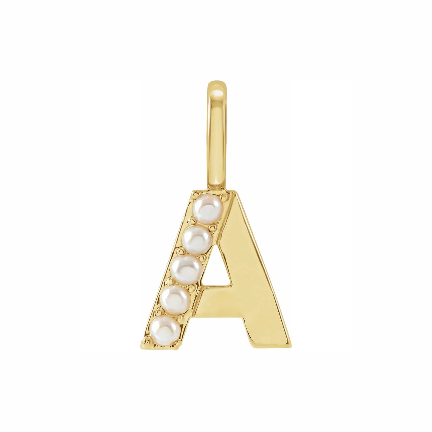 Pearl Initial Necklace