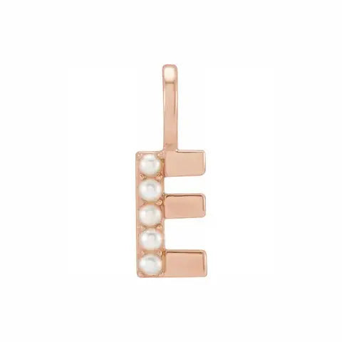 Pearl Initial Necklace
