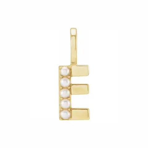 Pearl Initial Necklace