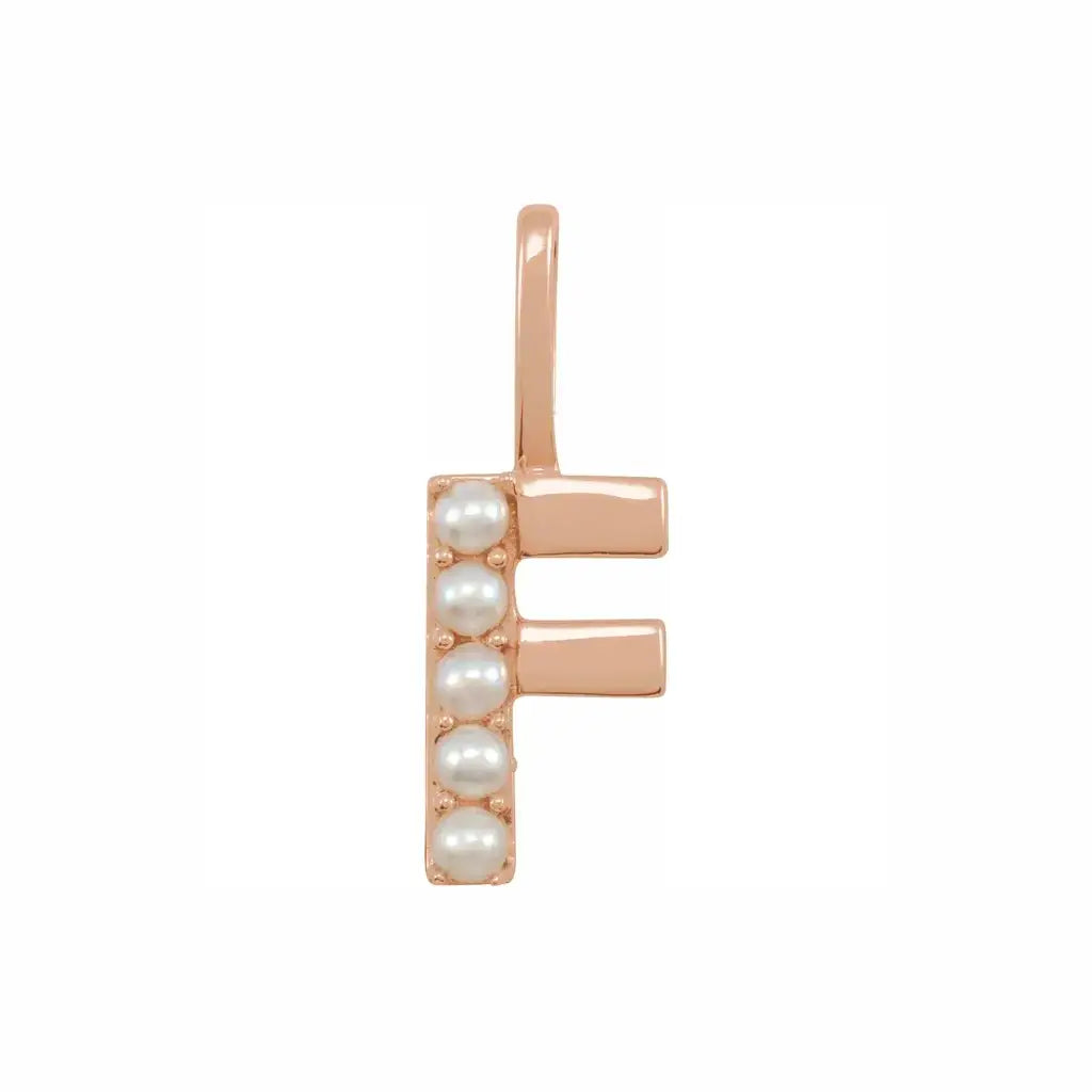 Pearl Initial Necklace