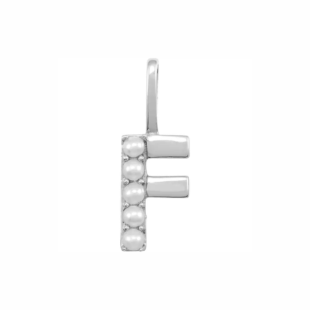 Pearl Initial Necklace
