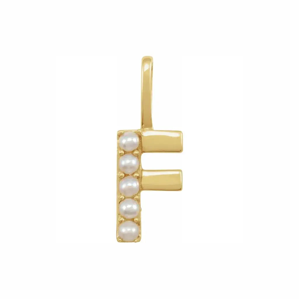 Pearl Initial Necklace