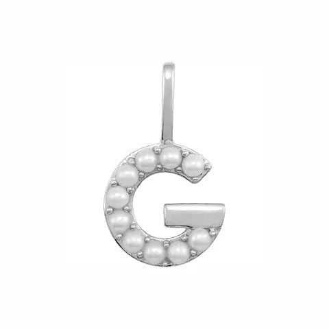 Pearl Initial Necklace
