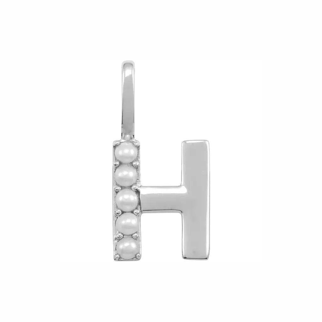 Pearl Initial Necklace