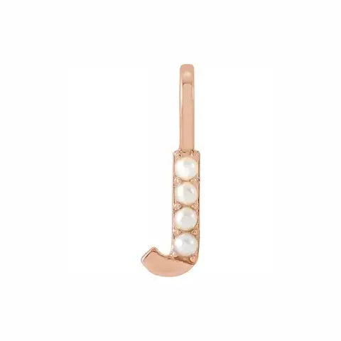 Pearl Initial Necklace
