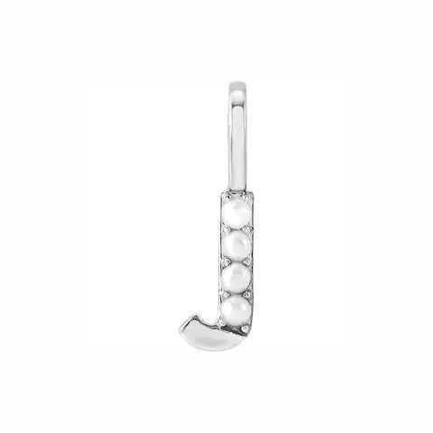 Pearl Initial Necklace