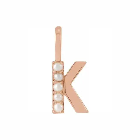 Pearl Initial Necklace