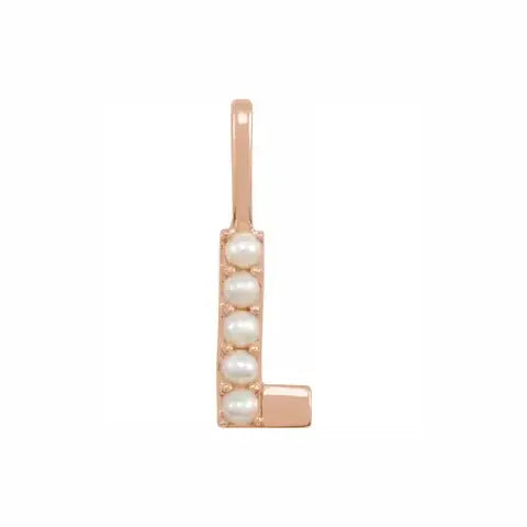 Pearl Initial Necklace