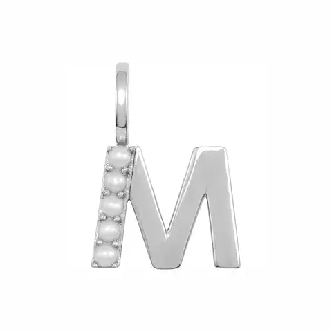 Pearl Initial Necklace