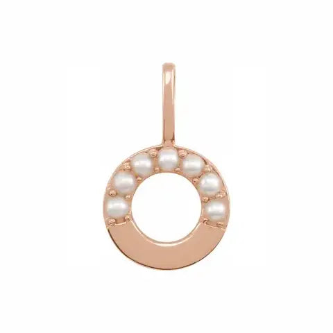 Pearl Initial Necklace