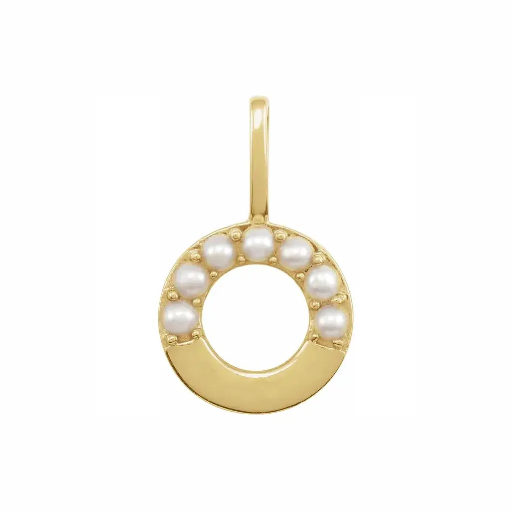 Pearl Initial Necklace