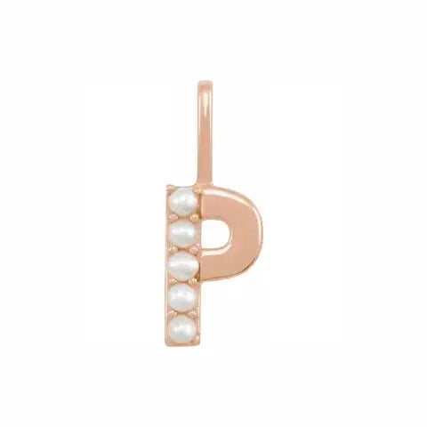 Pearl Initial Necklace