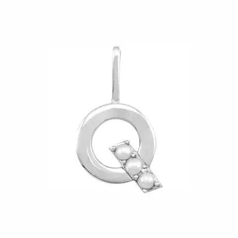 Pearl Initial Necklace