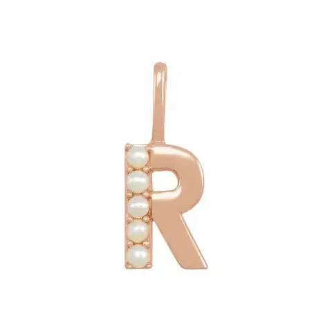 Pearl Initial Necklace