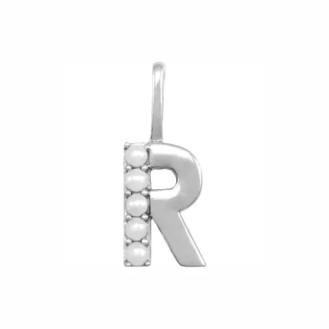 Pearl Initial Necklace