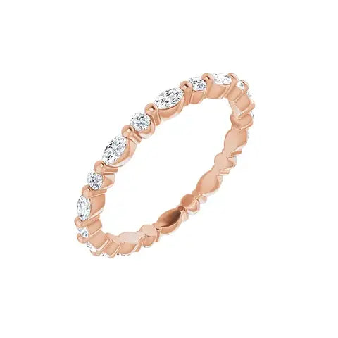 Mixed Shape Eternity Band