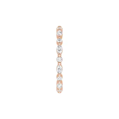 Mixed Shape Eternity Band
