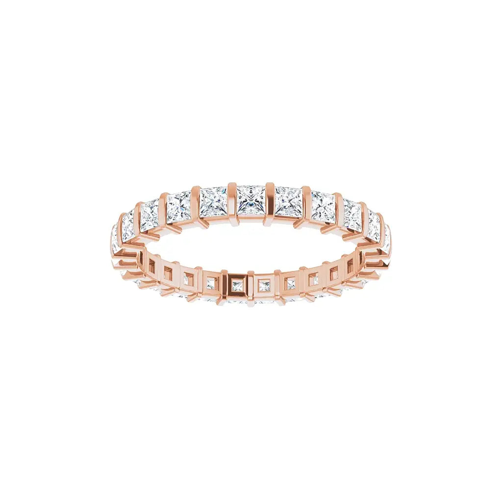 Classic Princess Bar Eternity Band