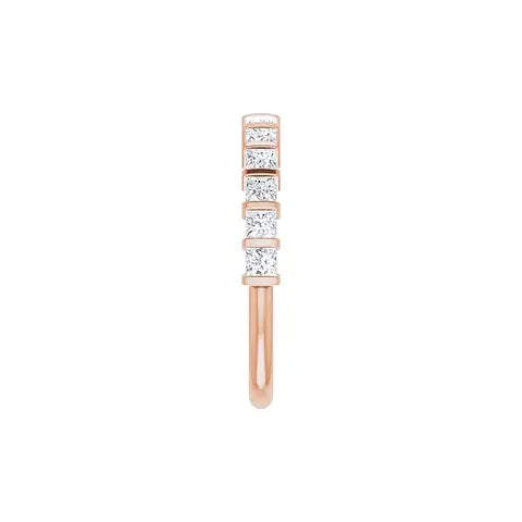 Classic Princess Bar Half Eternity Band