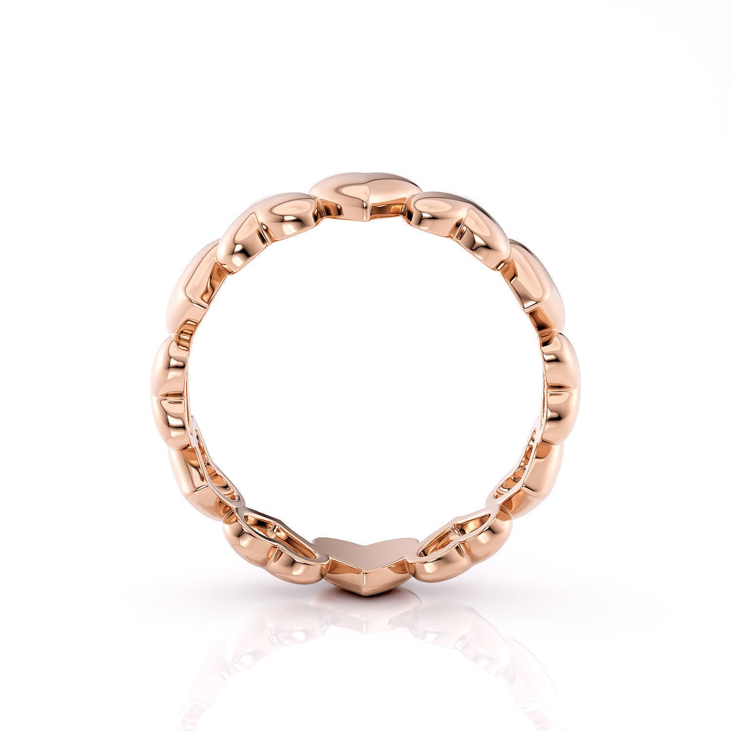 Puffy Hearts Ring