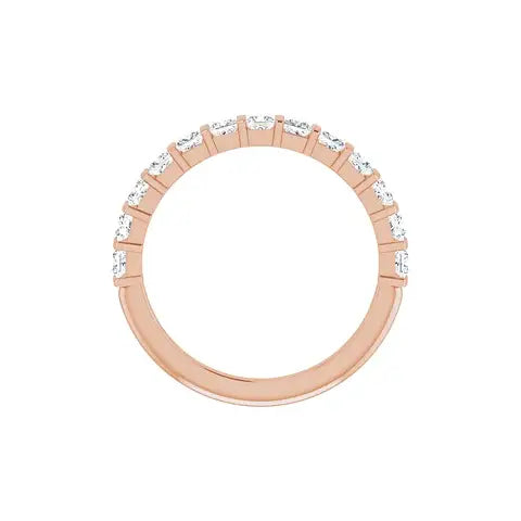 Classic Princess Bar Half Eternity Band