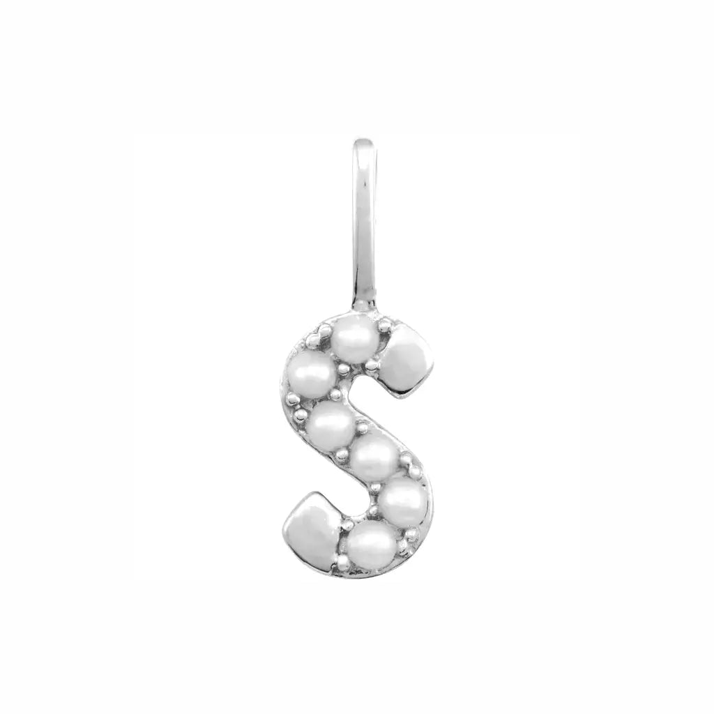 Pearl Initial Necklace