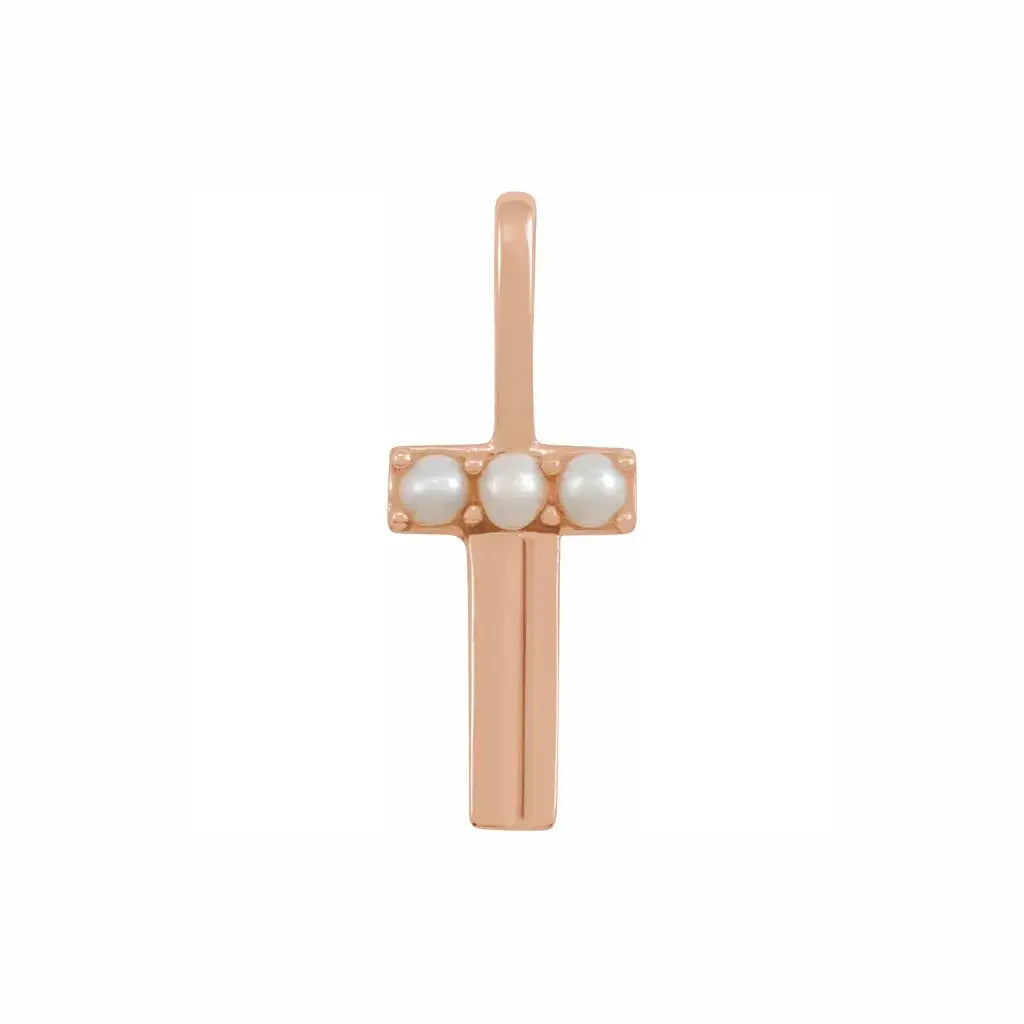 Pearl Initial Necklace
