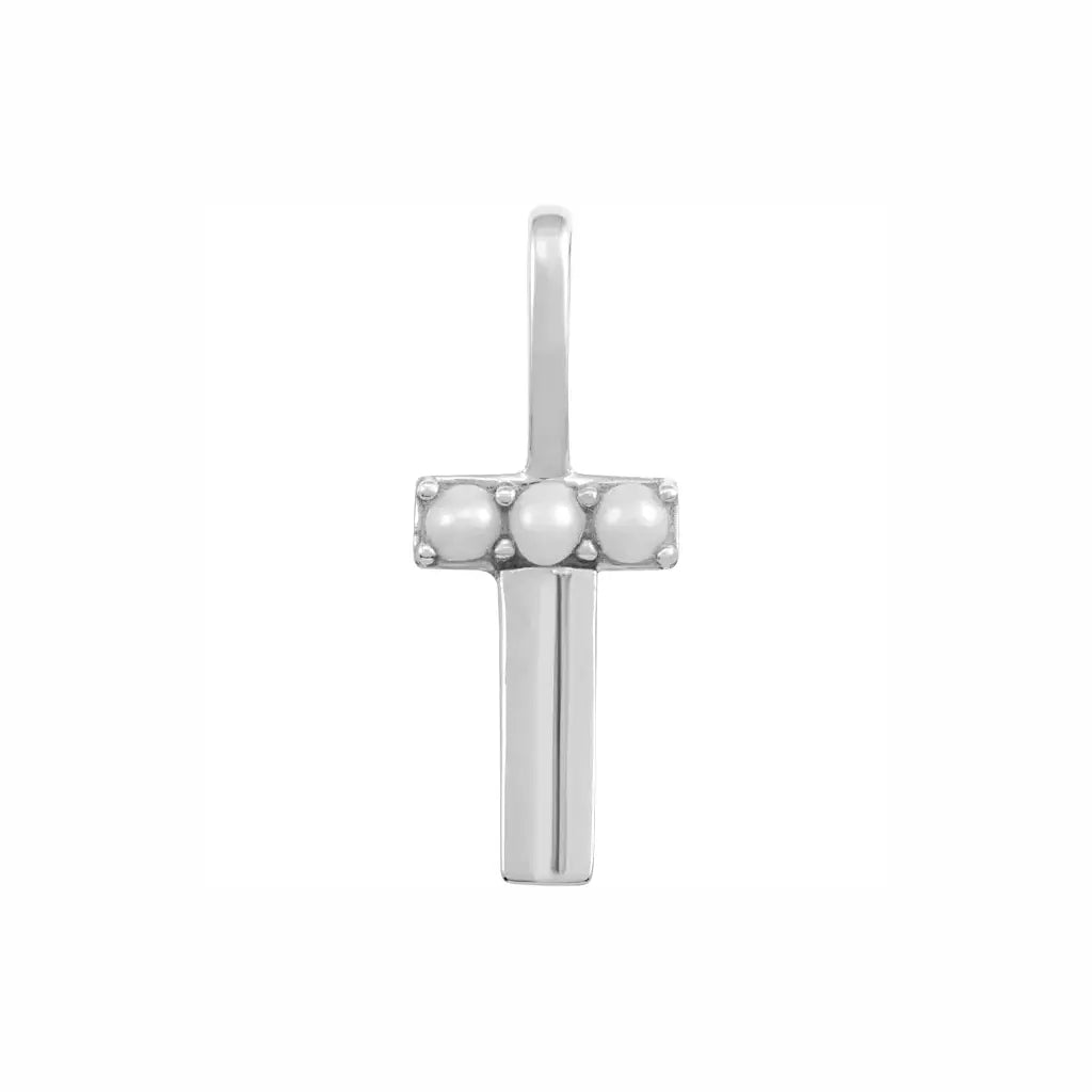 Pearl Initial Necklace