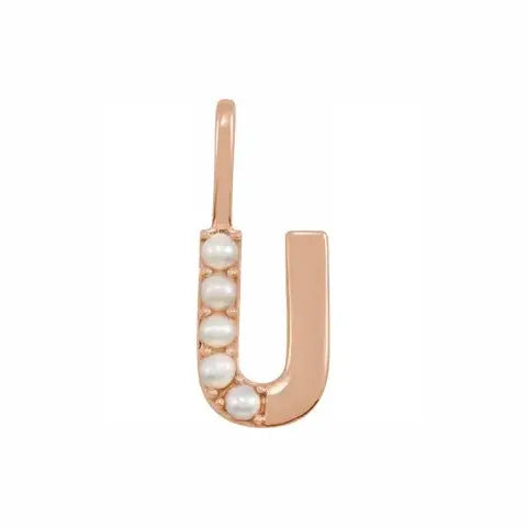 Pearl Initial Necklace