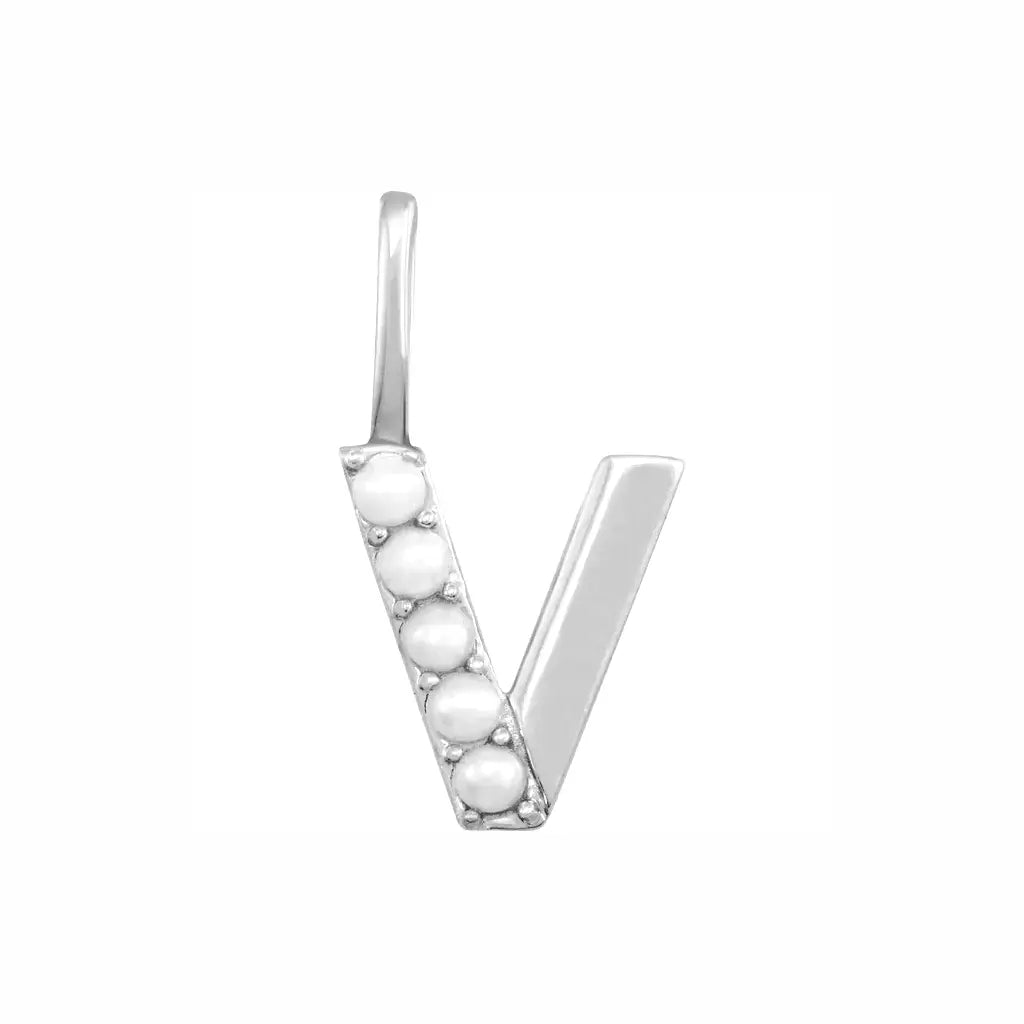 Pearl Initial Necklace