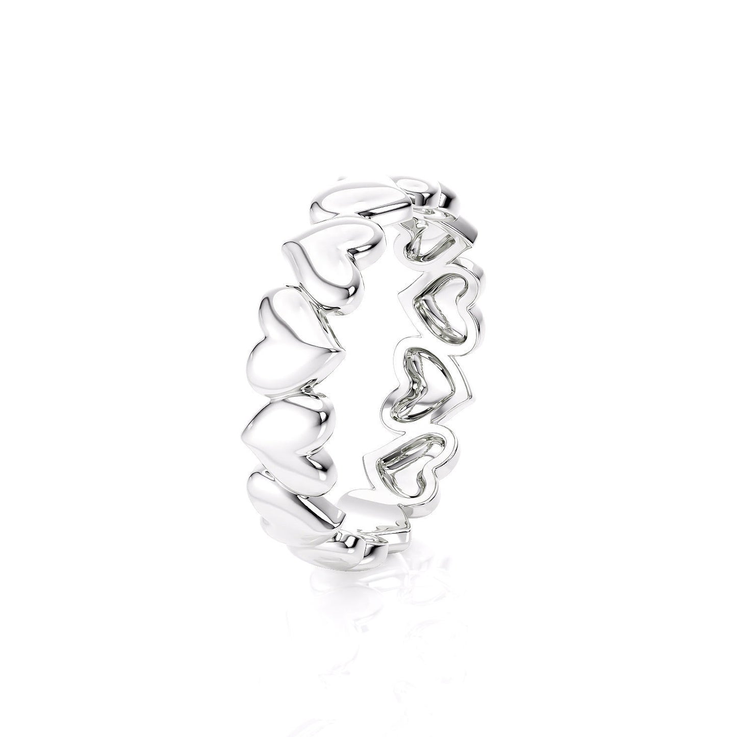 Puffy Hearts Ring
