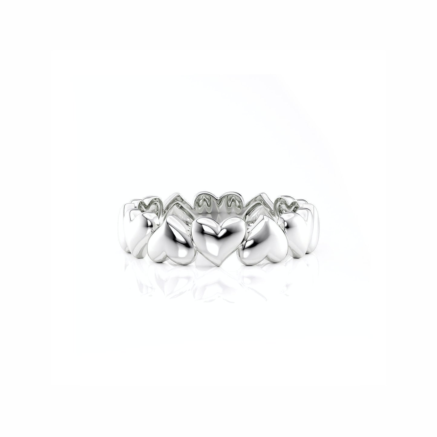 Puffy Hearts Ring