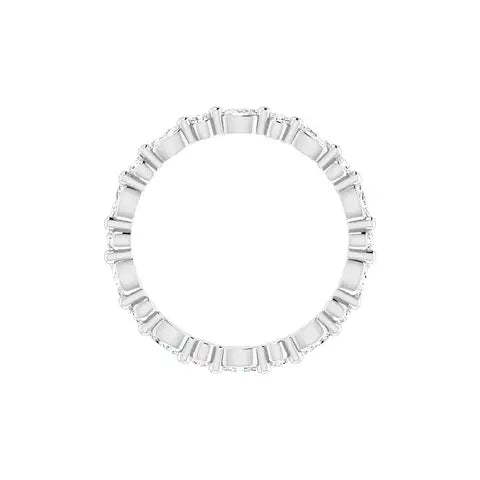 Mixed Shape Eternity Band