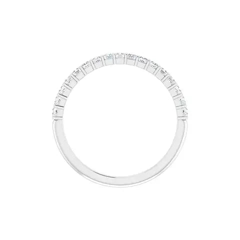 Petite Princess Bar Half Eternity Band