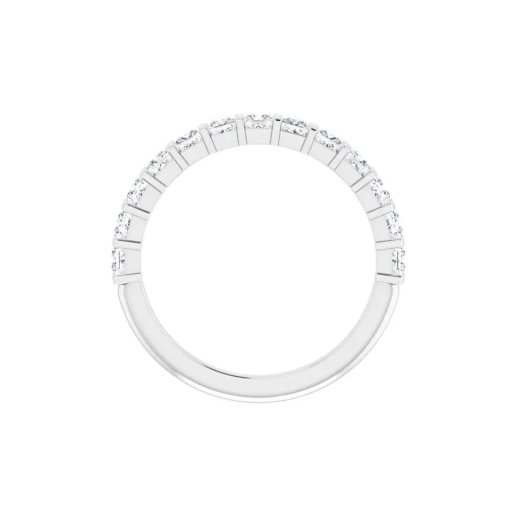 Classic Princess Bar Half Eternity Band