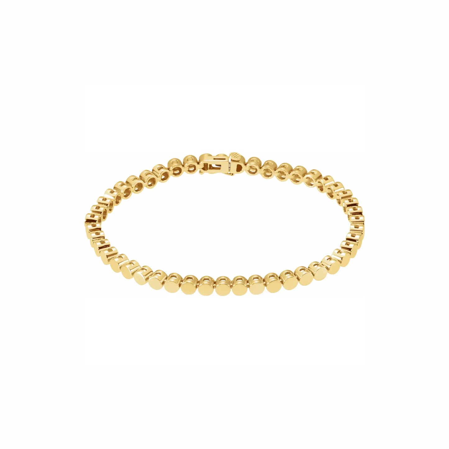 Flat Bead Bracelet