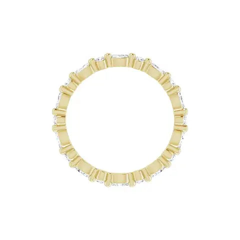 Mixed Shape Eternity Band