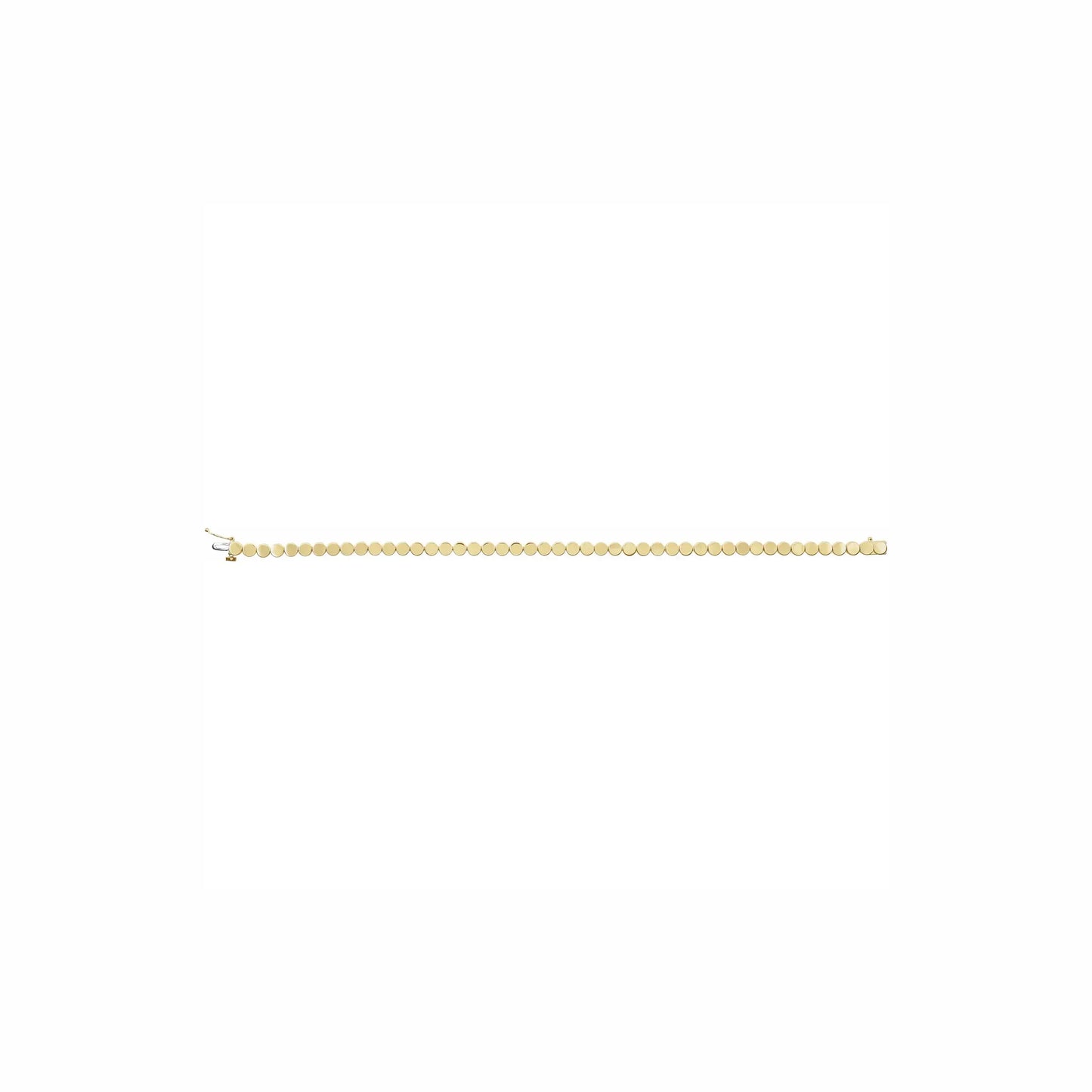 Flat Bead Bracelet