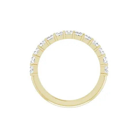 Classic Princess Bar Half Eternity Band