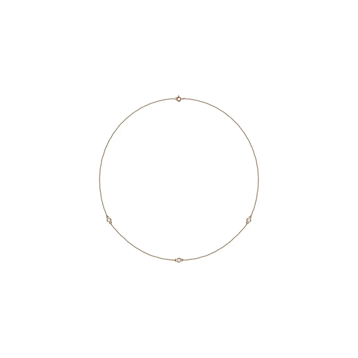 Diamond Necklace in rose gold