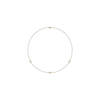 Diamond Necklace in rose gold
